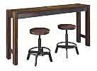 Counter Height Wooden Dining Table - Talwood