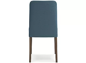 Retro Inspired Fabric Upholstered Wooden Dining Chair - Jarklin