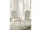 Extendable White Dining Table Set (6 to 10 Seaters) with 6 White Dining Chair - Galga