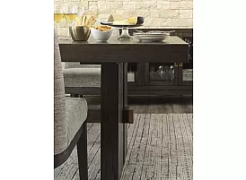 Allora Wooden Rectangular Dining Set (6-8 Seaters) with 6 Wooden Fabric Upholstered Dining Chair and 2 Dining Armchair