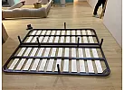 Modern Stainless Steel Queen Bed Frame with Gas Lift, Storage and Custom Upholstery – Sandy Bay