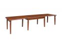 Bavaria 8 Seater Brown Dining Table Traditional Style