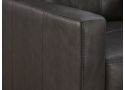 Genuine Leather 3 Seater White/ Brown Sofa - Boga
