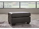 Brown Genuine Leather Ottoman - Boga