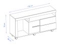 Carlton - Made in Brazil - TV Entertainment Unit Up to 55 Inch TV