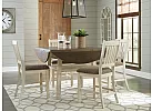 White Wooden Bar Stool with Fabric Upholstery - Watsonia