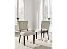 Wooden Rectangular Extendable Dining Set (6-8 Seaters) with 2 Fabric Dining Chairs, 4 Wooden Dining Chairs - Villawood