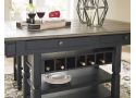 Wooden Rectangular Kitchen Island with Drawers and Shelves - Tracy