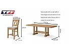 Brown Wooden Rectangle Extendable (6-10 Seaters) Kitchen Island Set with 8 Bar Stools - Harman