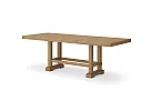 Brown Wooden Extension Rectangle Kitchen Island (6 to 10 Seaters) - Harman