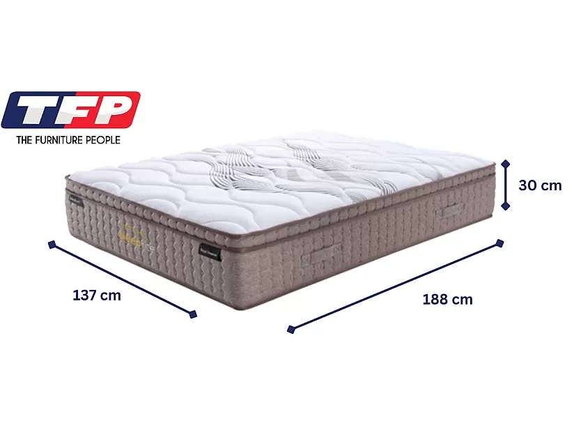 Double Medium with 7 Zones Pocket Spring and Air Memory Foam - Brunswick