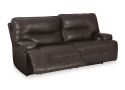 Electric 2 Seater Leather Recliner in Brown Colour - Falcon