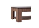 Rectangular Wooden Coffee Table with Shelf - Adam