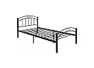 King Single Metal Bed Frame in Black with Sturdy and Fashionable Design - Cleveland