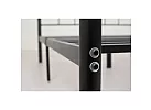 Double Size Metal Bed Frame in Black with Sturdy and Fashionable Design - Cleveland