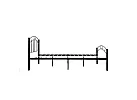 King Single Metal Bed Frame in Black with Sturdy and Fashionable Design - Cleveland