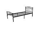 Single Size Metal Bed Frame in Black with Sturdy and Fashionable Design - Cleveland