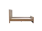 Wooden/Timber Contemporary Queen Bed Frame with Dark Oak/ Walnut Colour - Jason