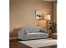 Light/ Dark Grey Comfort King Single 3-Seater Sofa Bed with Storage - Jacka