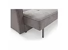 Light/ Dark Grey Comfort King Single 3-Seater Sofa Bed with Storage - Jacka