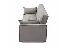 Light/ Dark Grey Comfort King Single 3-Seater Sofa Bed with Storage - Jacka