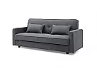 Light/ Dark Grey Comfort King Single 3-Seater Sofa Bed with Storage - Jacka