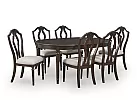 Brown Wooden Oval Traditional Dining Extension Table (4 to 6 Seaters) - Lavinson