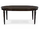 Brown Wooden Oval Traditional Dining Extension Table (4 to 6 Seaters) - Lavinson