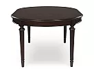 Brown Wooden Oval Traditional Dining Extension Table (4 to 6 Seaters) - Lavinson