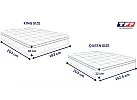 Queen Firm/Medium/Soft 3-Zone Pocket Spring and Latex Mattress - Ascot 