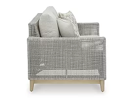 Outdoor 2 Seater with Cushions and Resin Wicker - Scotia