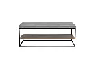 Rectangular Wooden Coffee Table with Shelf - Simon