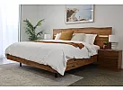 Queen Size Scandinavian Floating Bed Frame in Australian Marri Timber - Naturaliste