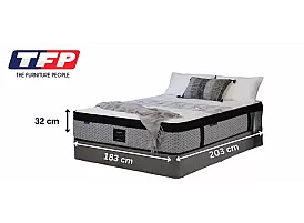 King Medium/ Soft with 5-Zone Pocket Spring and Gel Memory Foam - Dream Deluxe