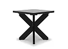 Black Wooden Square Side Table in Classic Style - Darra