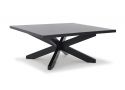 Black Wooden Square Coffee Table in Classic Style - Darra