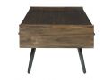 Bundoora Rectangular Wooden Coffee Table with Drawers 