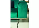 3 Seater Sofa Leather/Fabric With Metal Legs and Adjustable Headrest - Astro