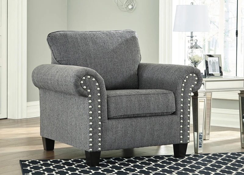 Bridgerton Fabric Armchair with Nail head