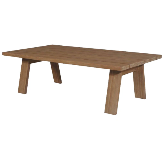 Rectangular Outdoor Wood Table - Bow