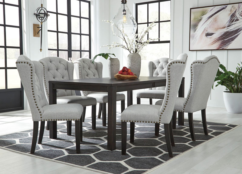 Wattle Rectangular Dining Table With 6, How Long Is A Dining Room Table That Seats 6