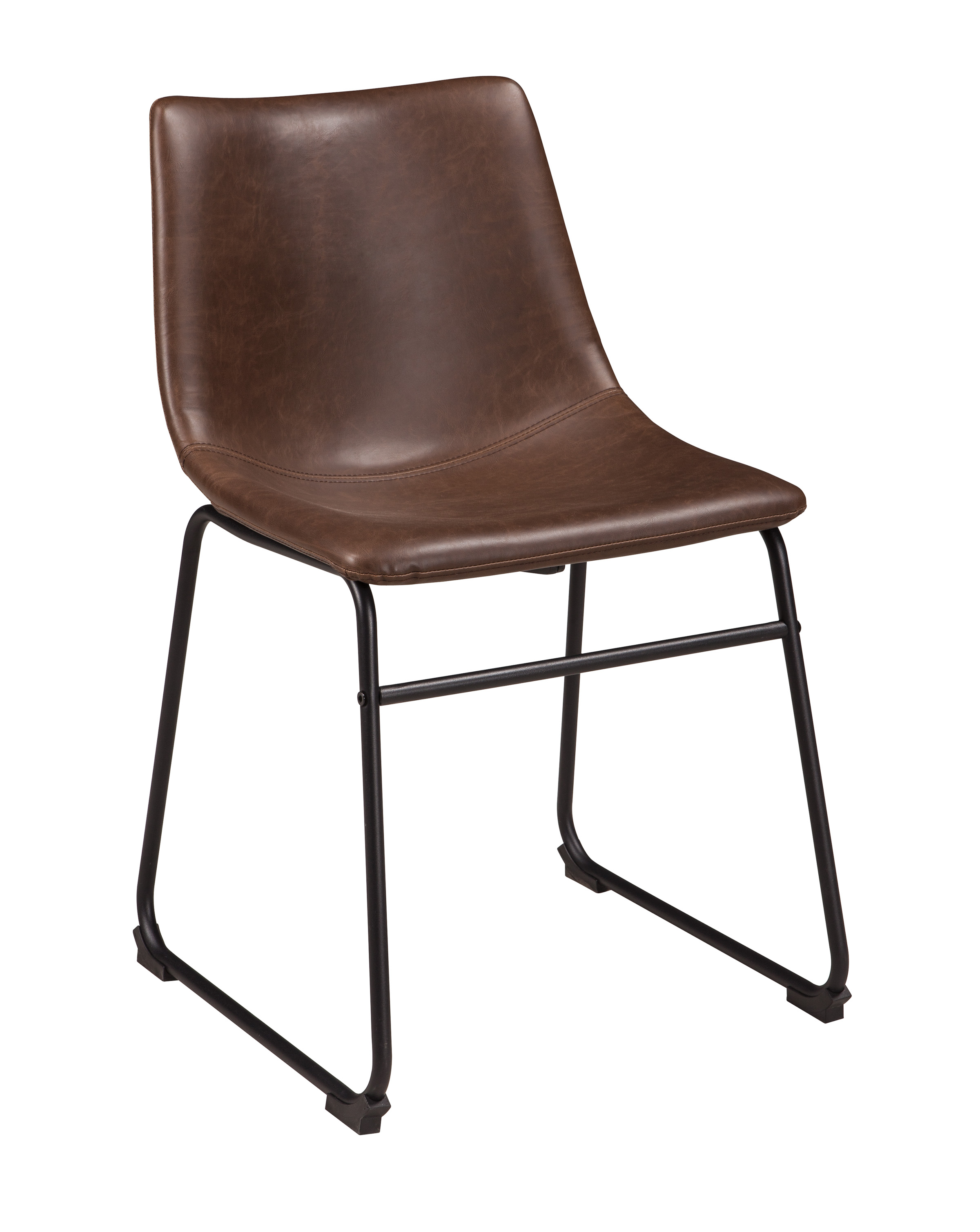 Flinders Mid-century Style Faux Leather Dining Chair