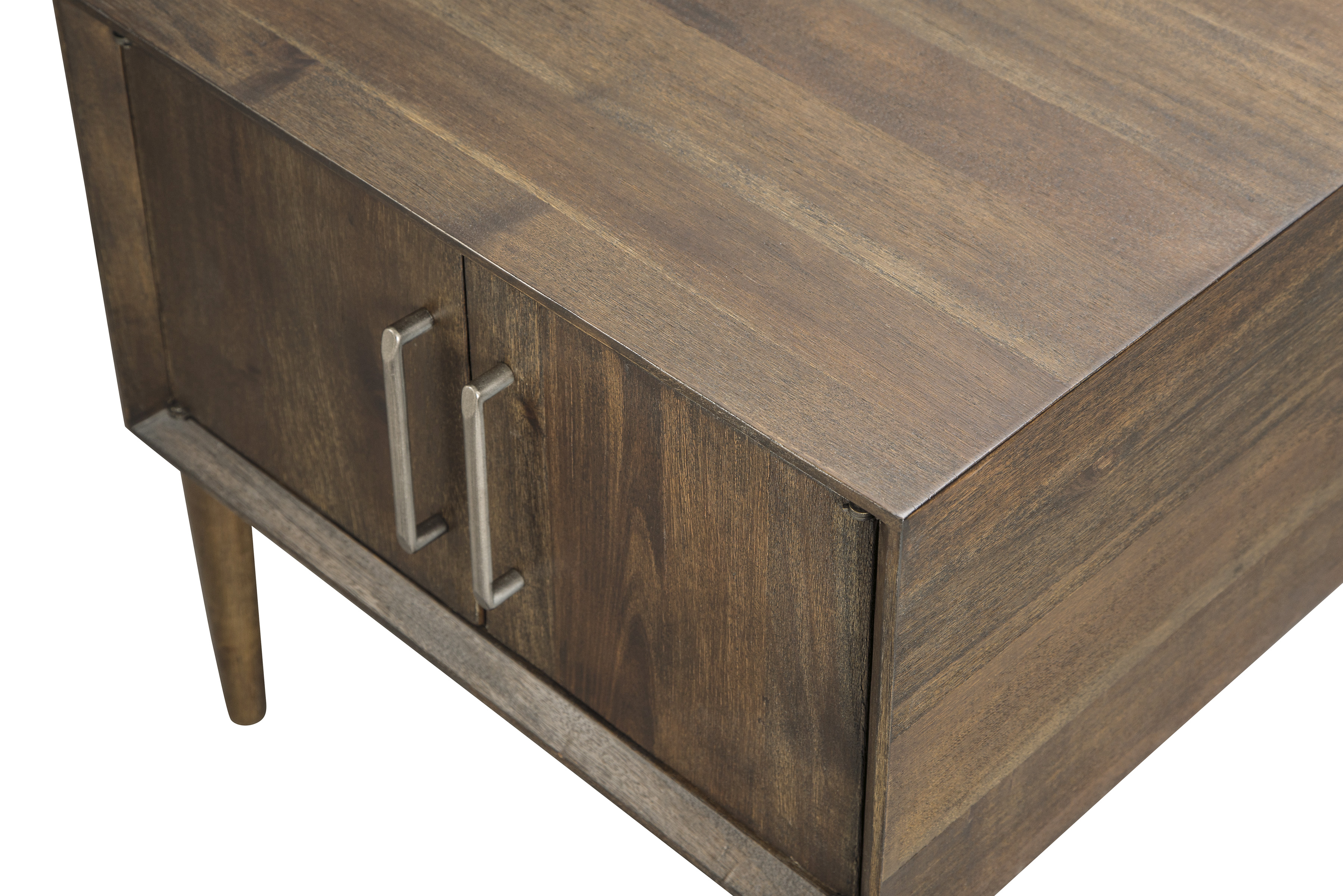 Murray Minimalist Style Square Side Table
