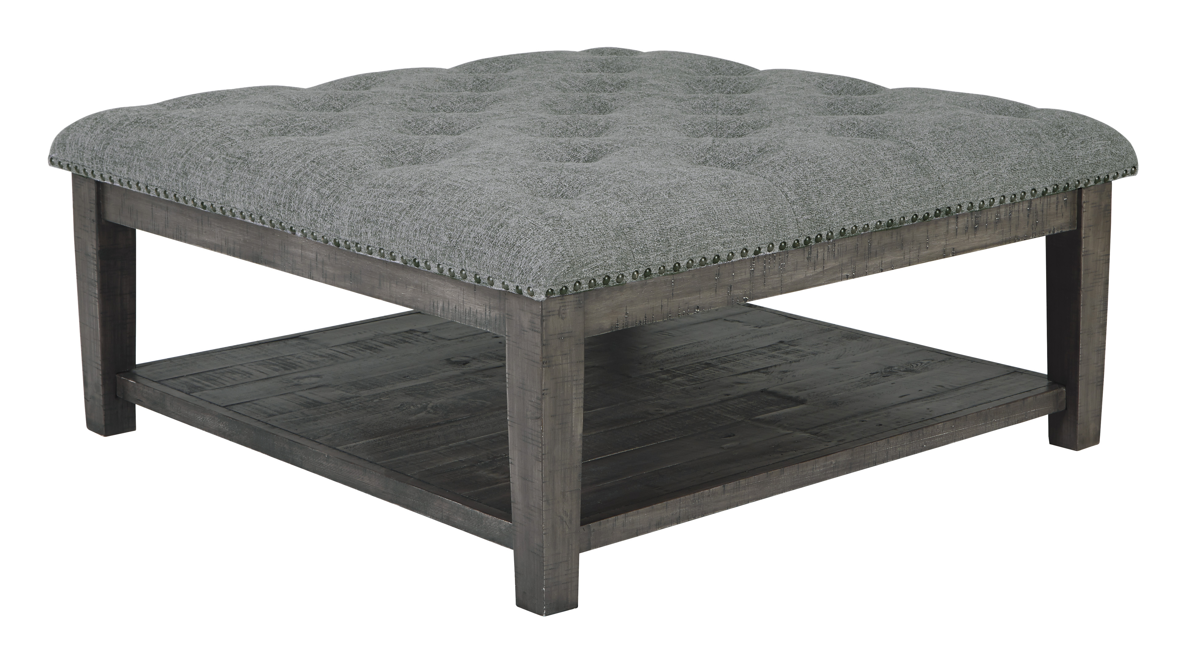 October Square Ottoman-Style Coffee Table with Storage