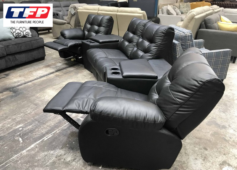 Croydon Leather 4 Seater Modular, Which Material Is Best For Recliner Sofa