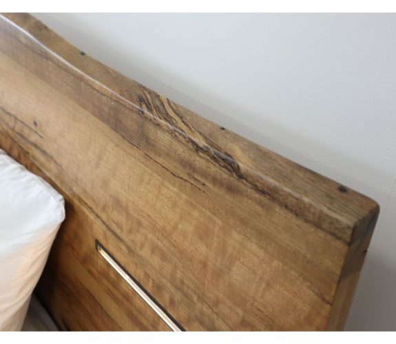 Queen Size Scandinavian Floating Bed Frame in Australian Marri Timber - Naturaliste